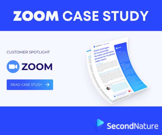 How Zoom Uses AI to Ramp up Sales Certification and Proficiency